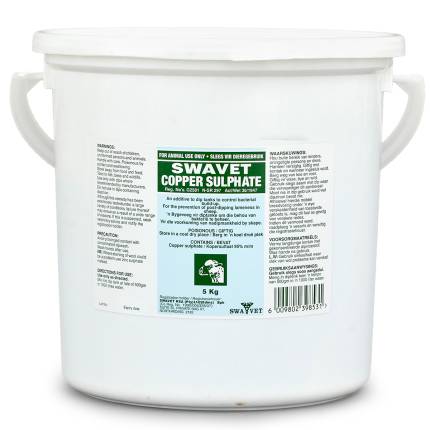 SWAVET Copper Sulphate - Effective bacterial control for sheep and livestock.