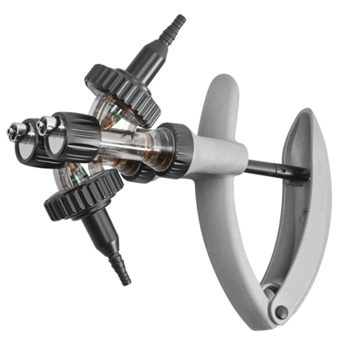HSW Eco-Matic Twin BCA - Automatic self-filling syringe with two barrels for livestock vaccination.